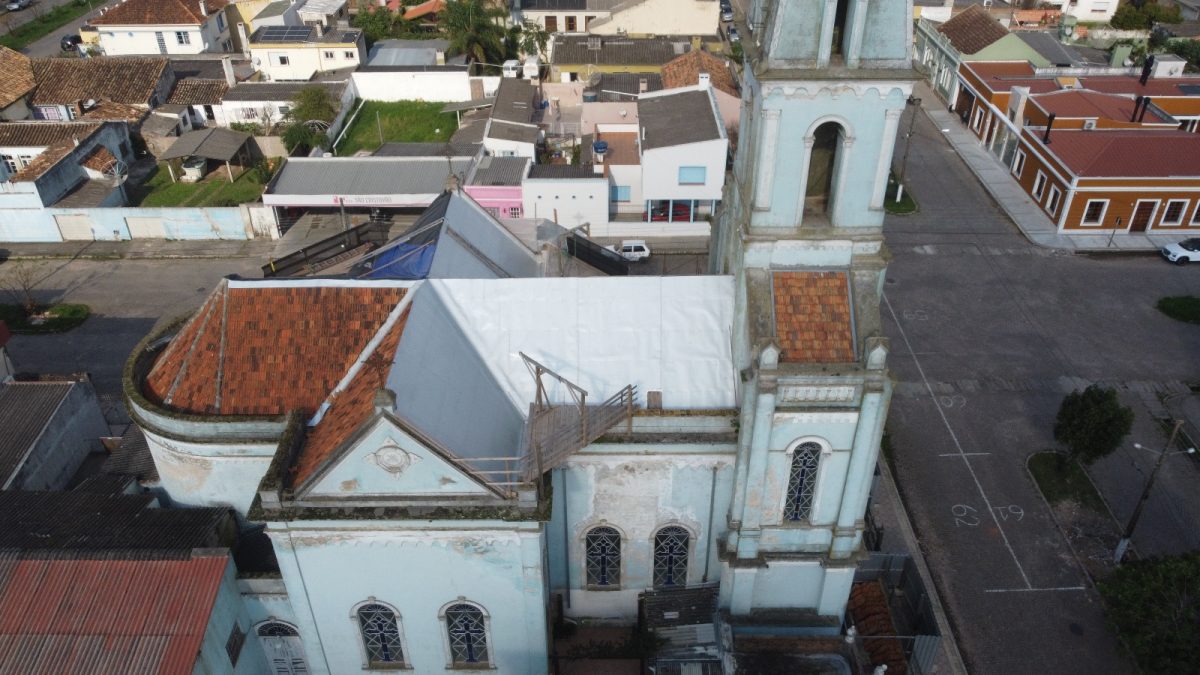 Obra de restauro de Igreja em Jaguarão está 40% concluída