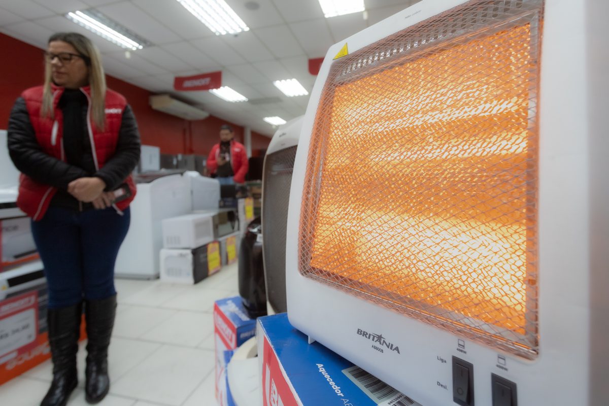 Venda de aquecedores dobra em Canguçu