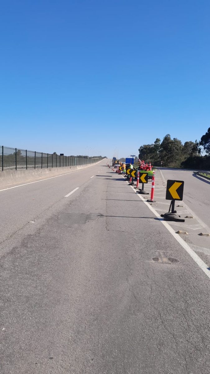 Tráfego é retomado em viaduto da BR-116