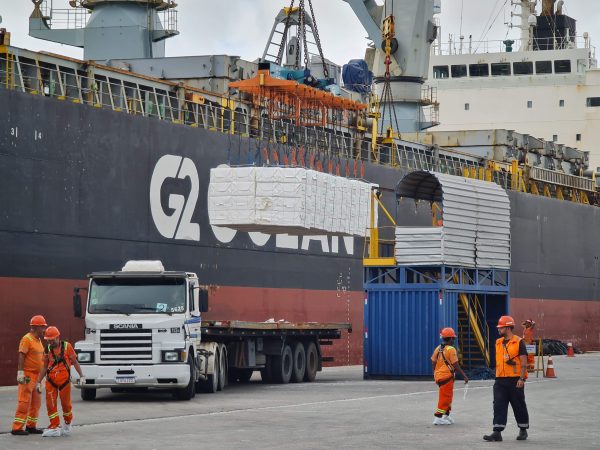 Porto de RG exportou mais de 1,6 milhão de toneladas de celulose