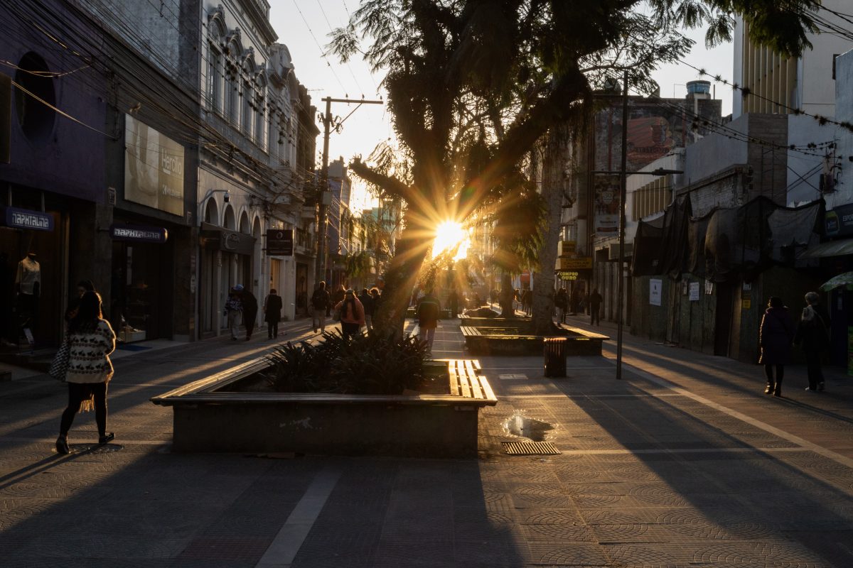 Sábado de sol e temperatura em elevação