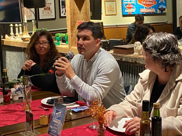 Participantes da reunião-almoço do Sinduscon conhecem projetos do Sanep