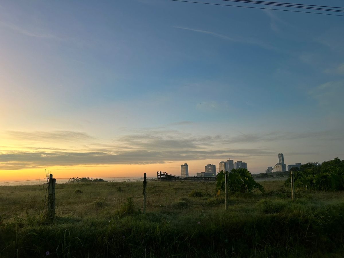 Manhã de muito calor e previsão de temporais na Zona Sul