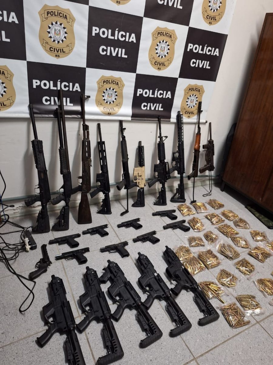 Polícia Civil apreende arsenal em Pelotas