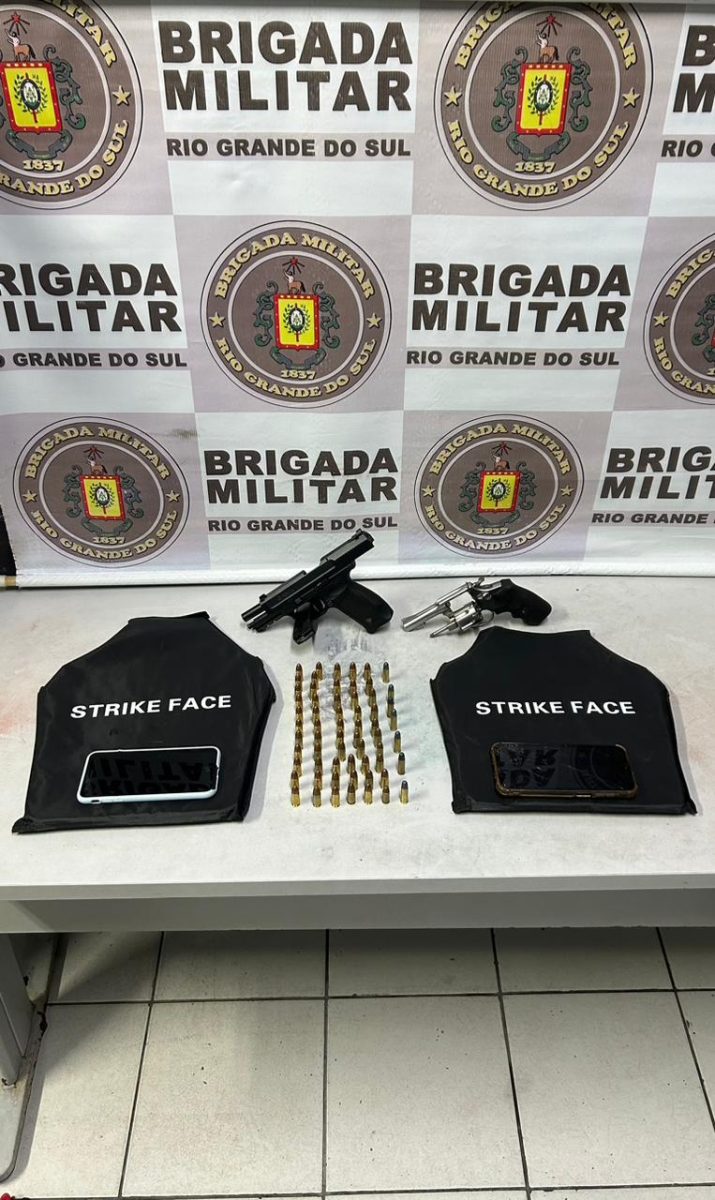 Homens são presos por porte ilegal de arma de fogo