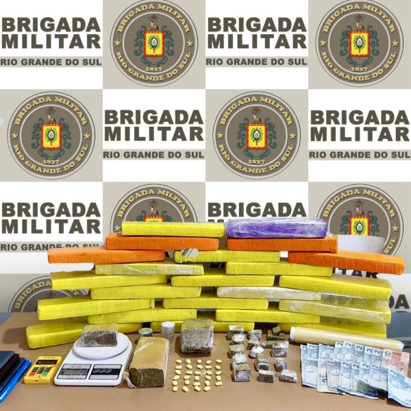 Brigada Militar apreende 18 quilos de maconha no Areal