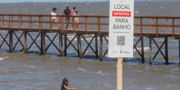 Região segue com os mesmos cinco pontos impróprios para banho