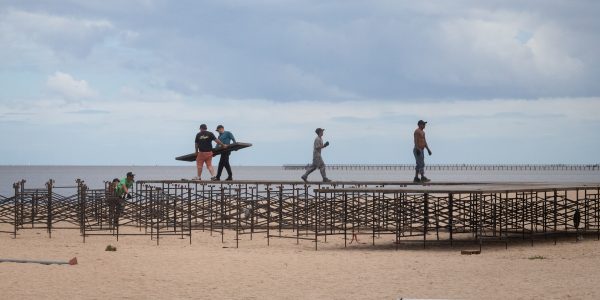 Começam os preparativos para o Réveillon no Laranjal