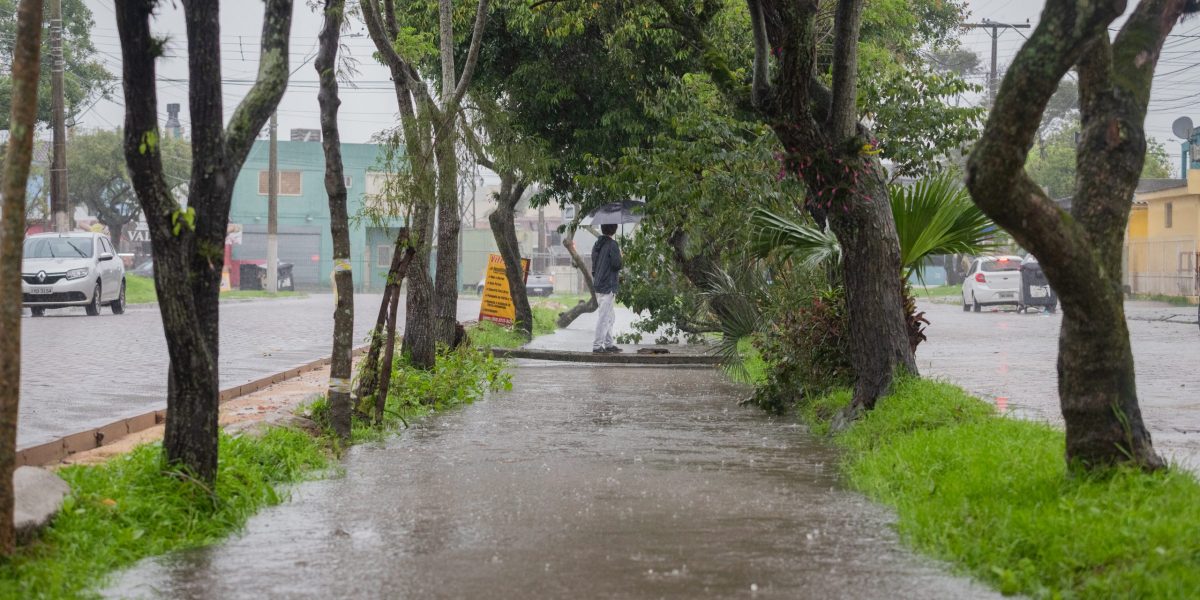 Final de semana será de temporais na Zona Sul