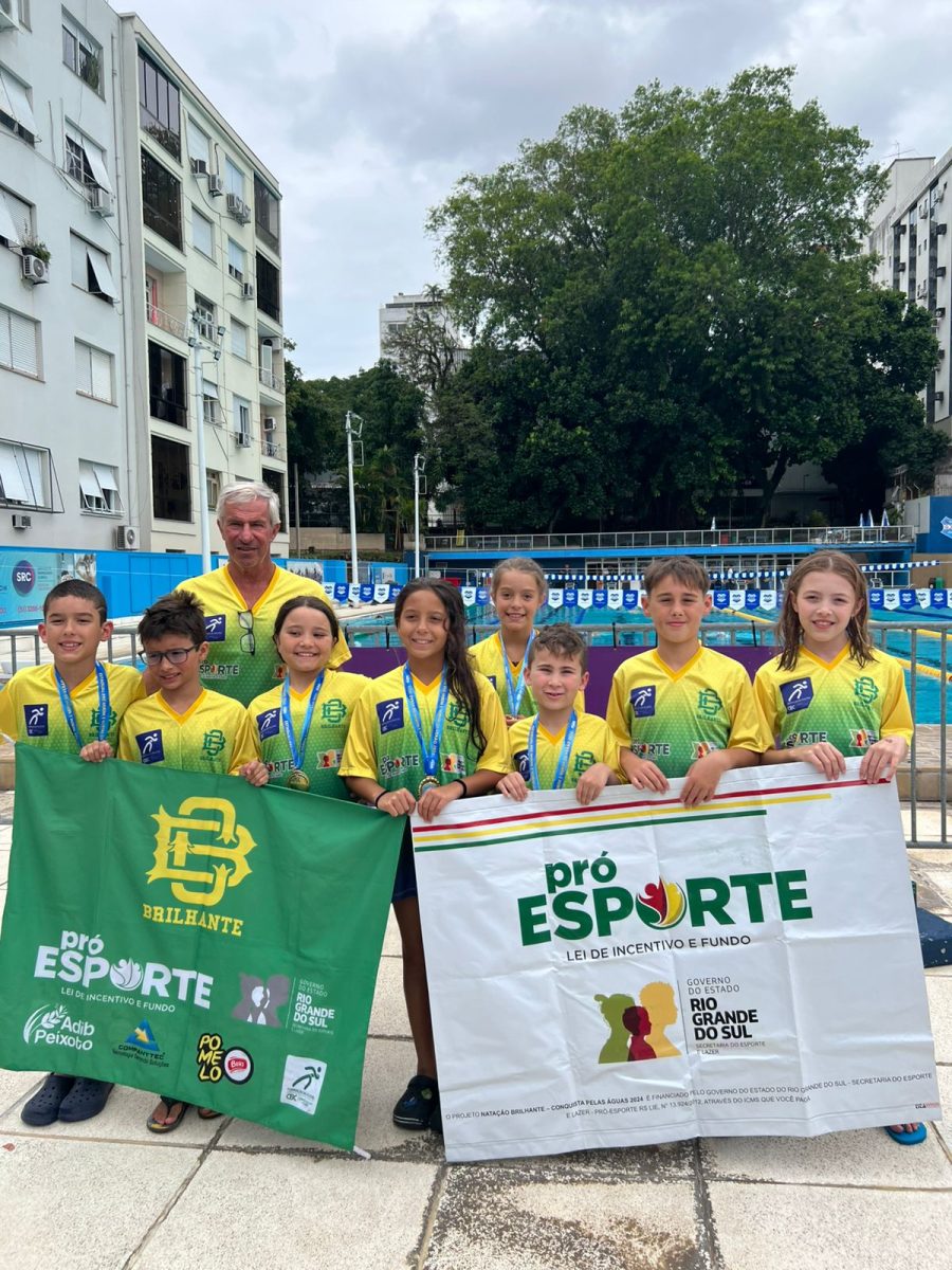 Brilhante conquista três títulos na Copa Sul e 11 medalhas no Estadual de Verão