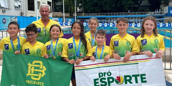 Brilhante conquista três títulos na Copa Sul e 11 medalhas no Estadual de Verão