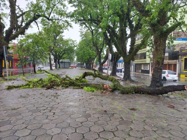 Ciclone subtropical Biguá atinge a região Sul com fortes rajadas de vento