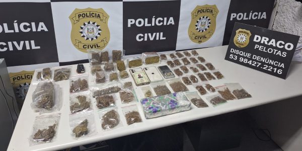 Polícia Civil prende foragido desde 2020 por homicídio e apreende drogas em Pelotas  