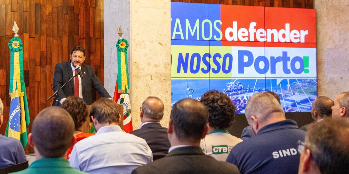 Assembleia lança Frente Parlamentar em Defesa do Porto de Rio Grande