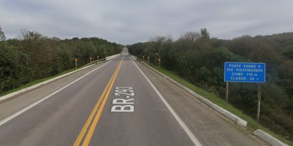 Dnit faz escoramento provisório de ponte sobre o rio Piratinizinho