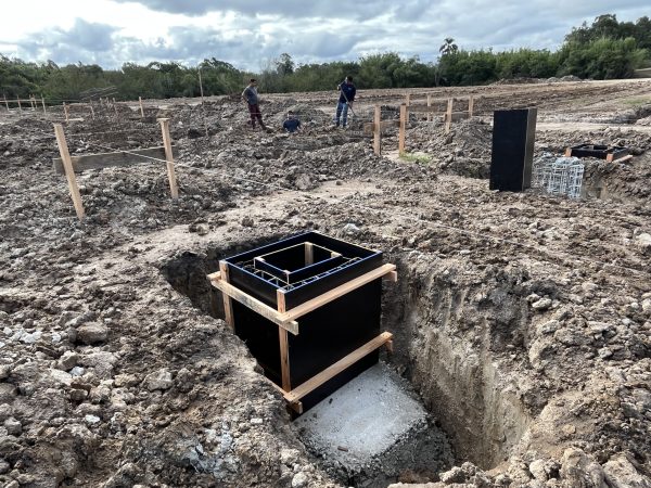 Instalação de pré-moldados começará a dar forma ao novo estádio do Farroupilha