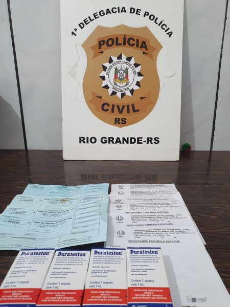Polícia Civil de Rio Grande identifica duas pessoas que falsificavam receitas médicas