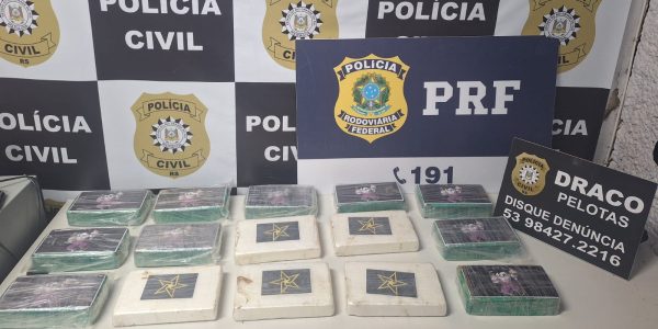 Polícia Civil e PRF apreendem drogas avaliadas em mais de R$ 1 milhão