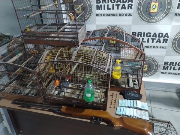 Brigada Militar prende homem por comércio ilegal e crime ambiental em Pelotas