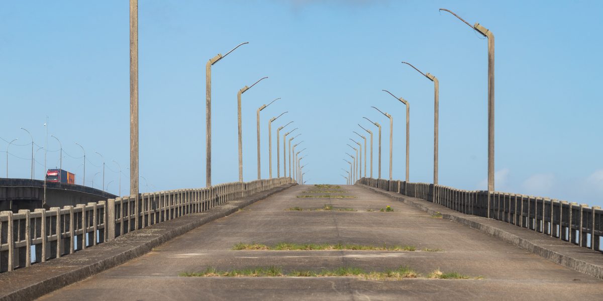 Reforma da ponte antiga sobre o São Gonçalo avança