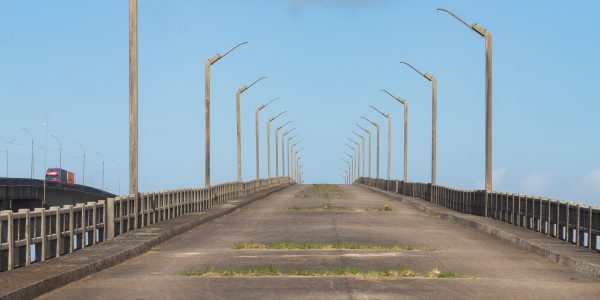 Reforma da ponte antiga sobre o São Gonçalo avança