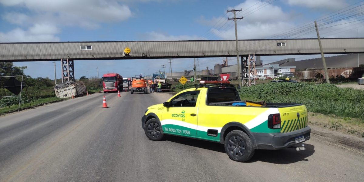Intervenção altera tráfego na BR-392 nesta quarta-feira