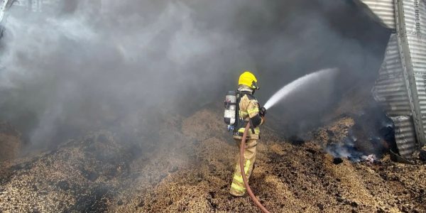 Problemas respiratórios crescem após incêndio em silo de Arroio Grande