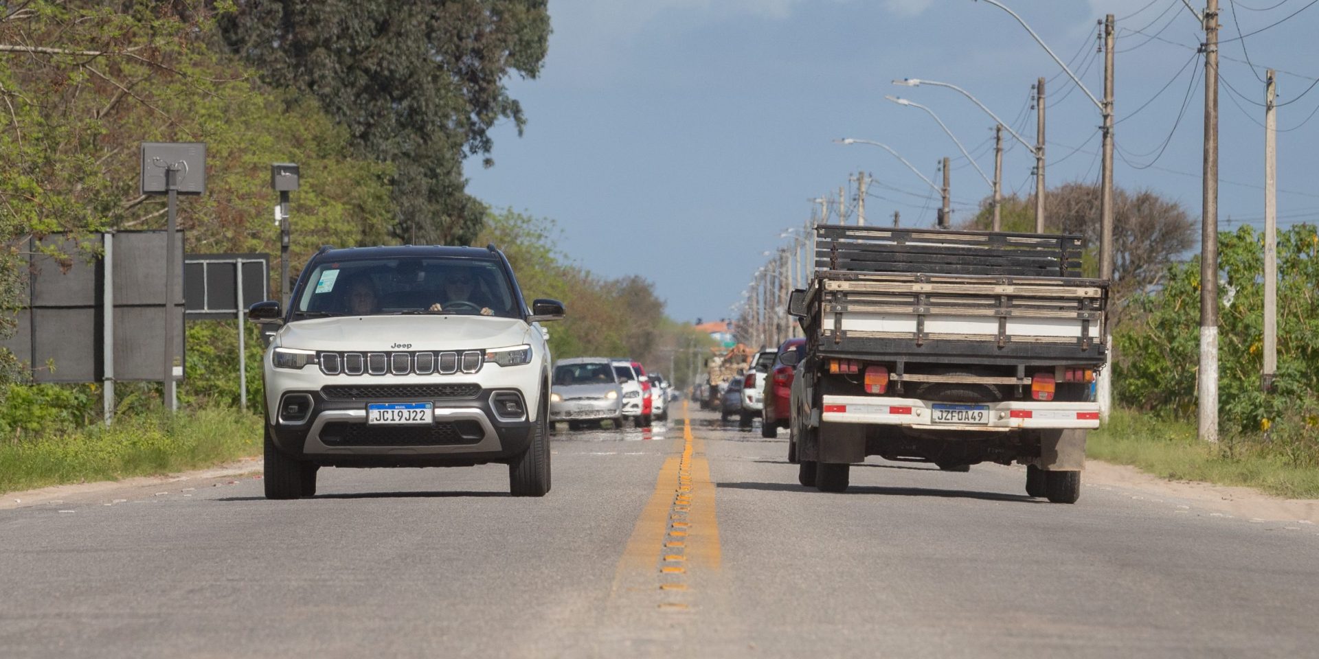 DNIT faz obras de segurança na BR-293 entre Pelotas e Bagé