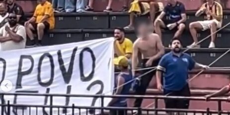 Homem de 20 anos é preso por racismo no clássico Bra-Pel