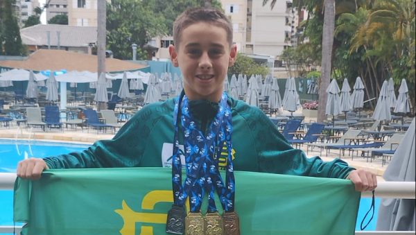 Atleta do Brilhante garante quatro medalhas em Sulbrasileiro